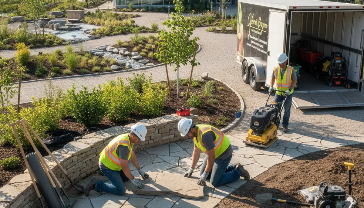 Salt Lake City, UT tree service team providing landscape design and outdoor space planning