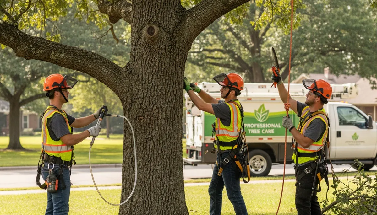 Salt Lake City arborist treating tree disease with professional care in Utah